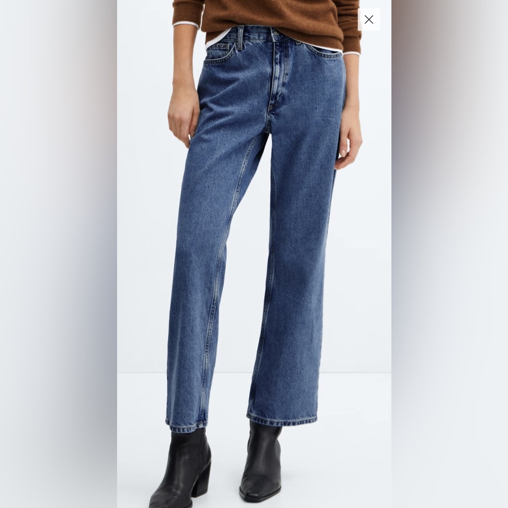 Mango Straight Leg Jeans